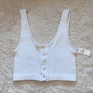 NWT Aerie Seamless Snap Front Longline Bralette Size M